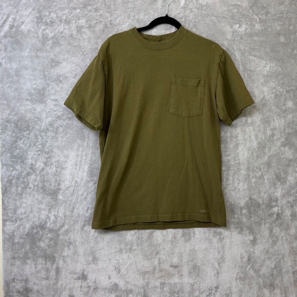 CC Filson  Pocket T Shirt  Men’s size  Medium army Green Made In USA